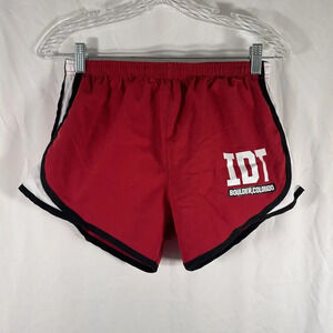 IDT Colorado Shorts Women's Small Red Boulder Colorado Running Shorts
